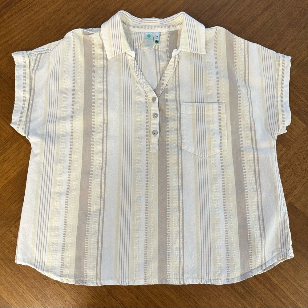 Adventura Organic Cotton Striped Shirt - Picture 6 of 8